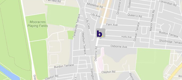 Baskeys - Osborne Road Branch - Map